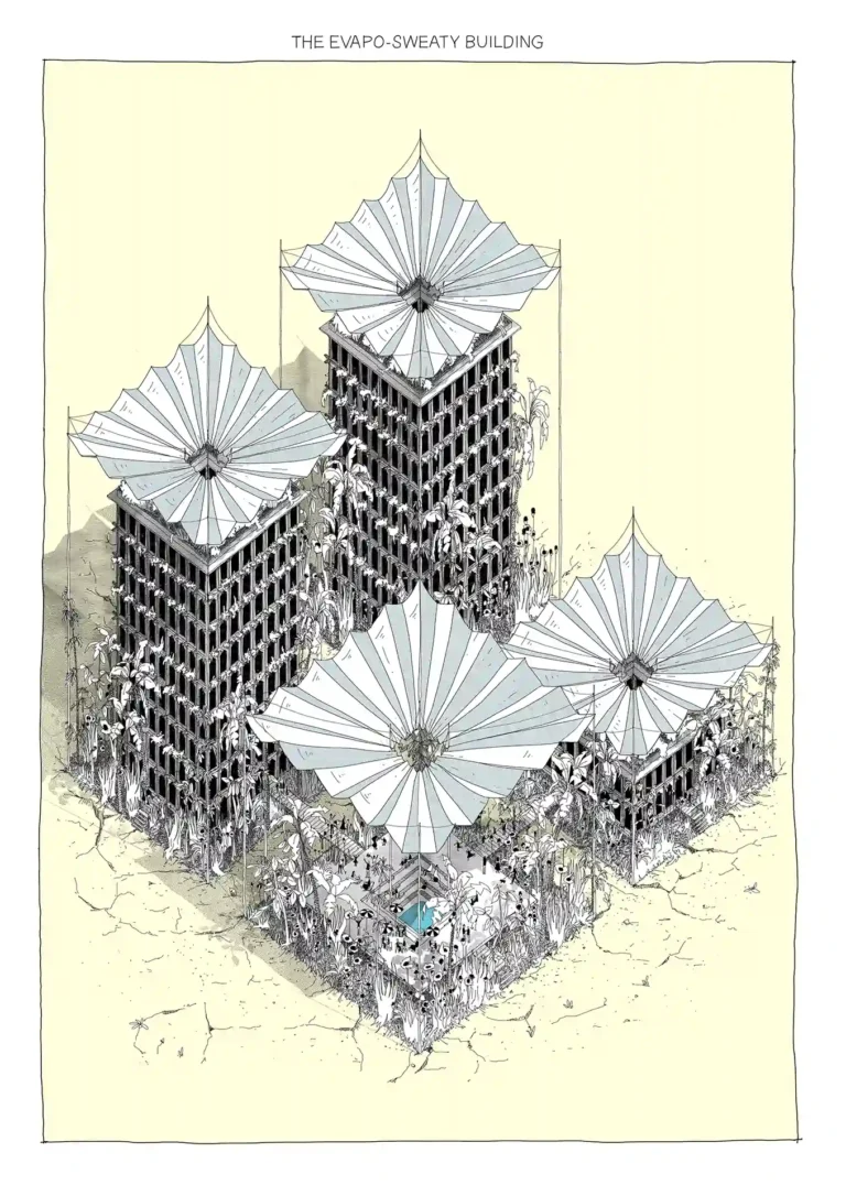 The evapo-sweaty building / Felix Illustra