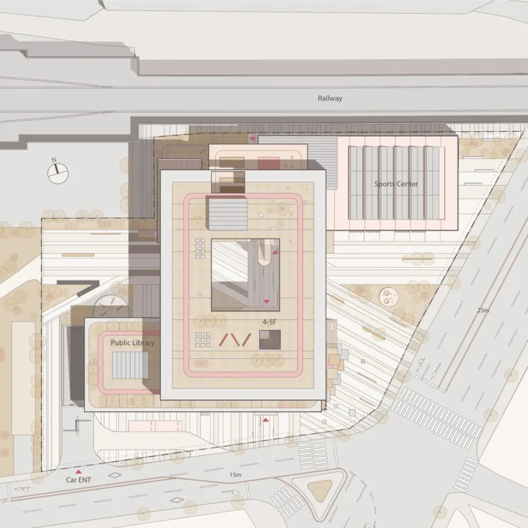 Dongnaegu Life Complex Center / The Ground Architecture